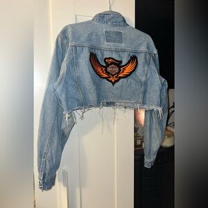 VINTAGE & Custom MODA INT’L Harley Davidson Denim Jacket